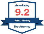 Avvo Rating | 9.2 | Alan J Pransky | Top Attorney