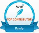 Avvo Top Contributor in Family Law