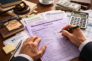 How to Fill Out a Massachusetts Financial Statement in Divorce or Probate Court