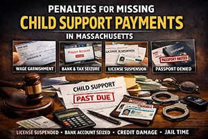 What Are the Penalties for Missing Child Support Payments in Massachusetts?