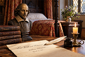 Shakespeare’s Will: The Bard Gave His Widow His Second-Best Bed